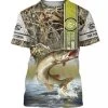 !!! LIVRAISON OFFERTE !!! Tee-shirt 3D Réaliste Chasse Pêche Réf 403