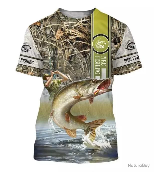 !!! LIVRAISON OFFERTE !!! Tee-shirt 3D Réaliste Chasse Pêche Réf 403 3 !!! LIVRAISON OFFERTE !!! Tee-shirt 3D Réaliste Chasse Pêche Réf 403