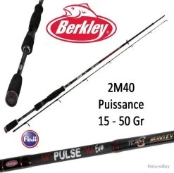 Canne Leurre Spinning Berkley Pulse Evo 2M40 (15-50 Gr) 802H