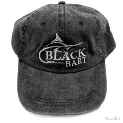 Casquette Black Bart Logo Marlin Jeans