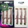 Maxi Combo MUD DIGGER FIIISH Purple Glitter -Boutique De Pêche 00001 Combo MUD DIGGER FIIISH Purple Glitter