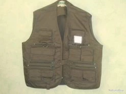 Gilet De Pêche Sans Manches Taille M