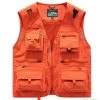 Mountain Gilet De Pêche 12 Poches, Coloris ORANGE......LIV OFFERTE -Boutique De Pêche 00001 Gilet de Peche 12 poches coloris ORANGE.LIV OFFERTE