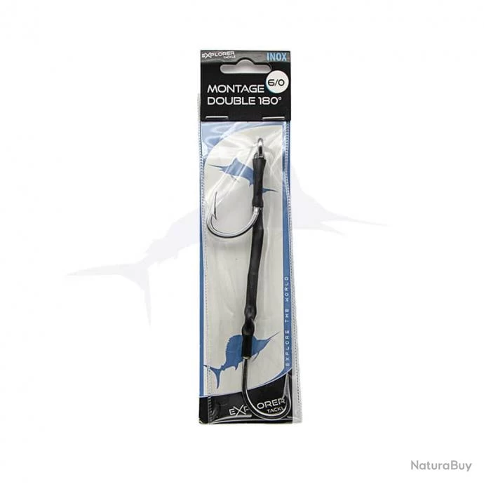 Montage Double 180° Explorer Tackle 6/0 3 Montage Double 180° Explorer Tackle 6/0