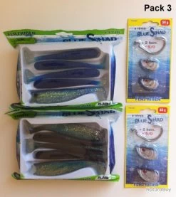 Pack Mer "Blue Shad" 15 Cm