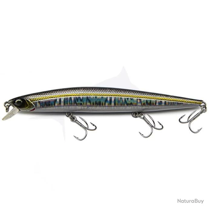 Savage Gear Sea Bass Minnow 12cm Coulant Nero Holo 3 Savage Gear Sea Bass Minnow 12cm Coulant Nero Holo