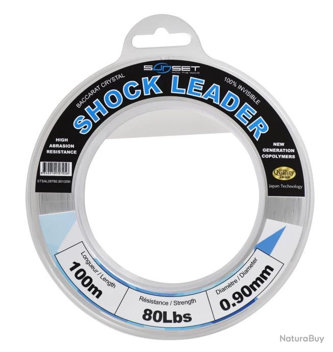 Shock Leader Rs Competition Baccarat Crystal 100Lbs 100M 100/100-45KG 3 Shock Leader Rs Competition Baccarat Crystal 100Lbs 100M 100/100-45KG