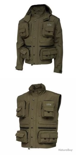 VESTE ONTARIO ICONIC FLY JACKET GREEN DAM XL