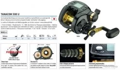Moulinet Tanacom 500 E Daiwa -Boutique De Pêche 00002 Moulinet Tanacom 500 E Daiwa