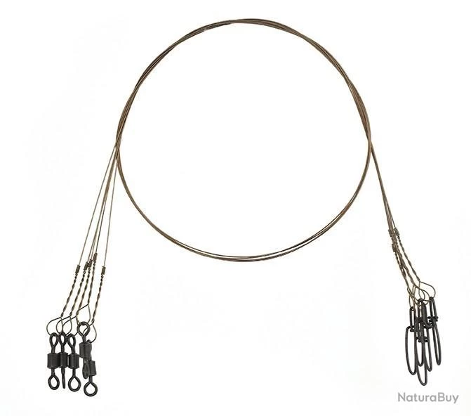 Halco SINGLE STRAND WIRE TRACE - 50 CM - 86 LB 4 Halco SINGLE STRAND WIRE TRACE - 50 CM - 86 LB – Image 2