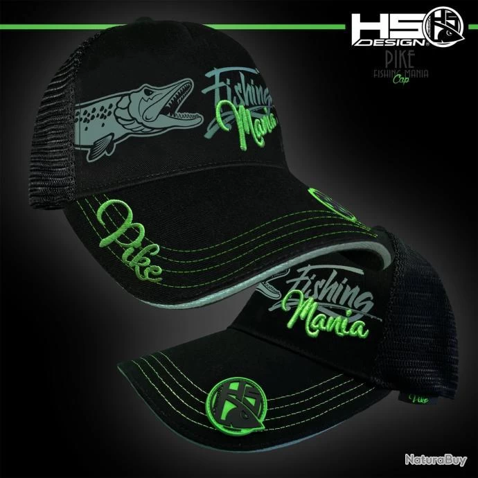 Casquette Hot Spot Design Pike Mania 6 Casquette Hot Spot Design Pike Mania – Image 4