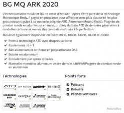 BG MQ 8000 H ARK 2020 Moulinet Spinning Daiwa -Boutique De Pêche 00005 BG MQ 8000 H ARK 2020 Moulinet spinning Daiwa