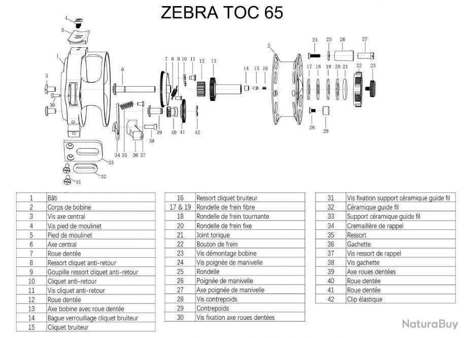 Zebra Toc 65 Moulinet Truite Au Toc Garbolino 7 Zebra Toc 65 Moulinet Truite Au Toc Garbolino – Image 5