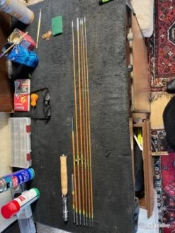 OCEAN Canne Mouche Bambou Revendu Transformable En Lancé -Boutique De Pêche 00010 Canne mouche bambou revendu Transformable en lance